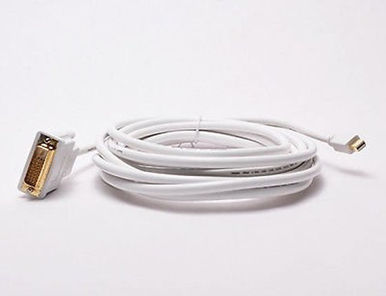 Mini Displayport/Thunderbolt to DVI-D Male to Male Cable (3Ft, 6Ft, 10Ft, 15Ft)