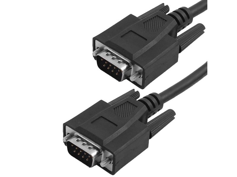 3Ft (3 Feet) DB9 (9-Pin) RS-232 Male to Female Straight Through Extension Cable