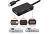 3-in-1 Thunderbolt Mini Display Port DP to DVI VGA HDMI Adapter Cable Converter