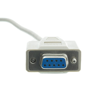 DB9 (9-Pin) Male to DB9 Female Serial Null Modem Cable 28AWG UL RoHS (6Ft, 10Ft, 25Ft)