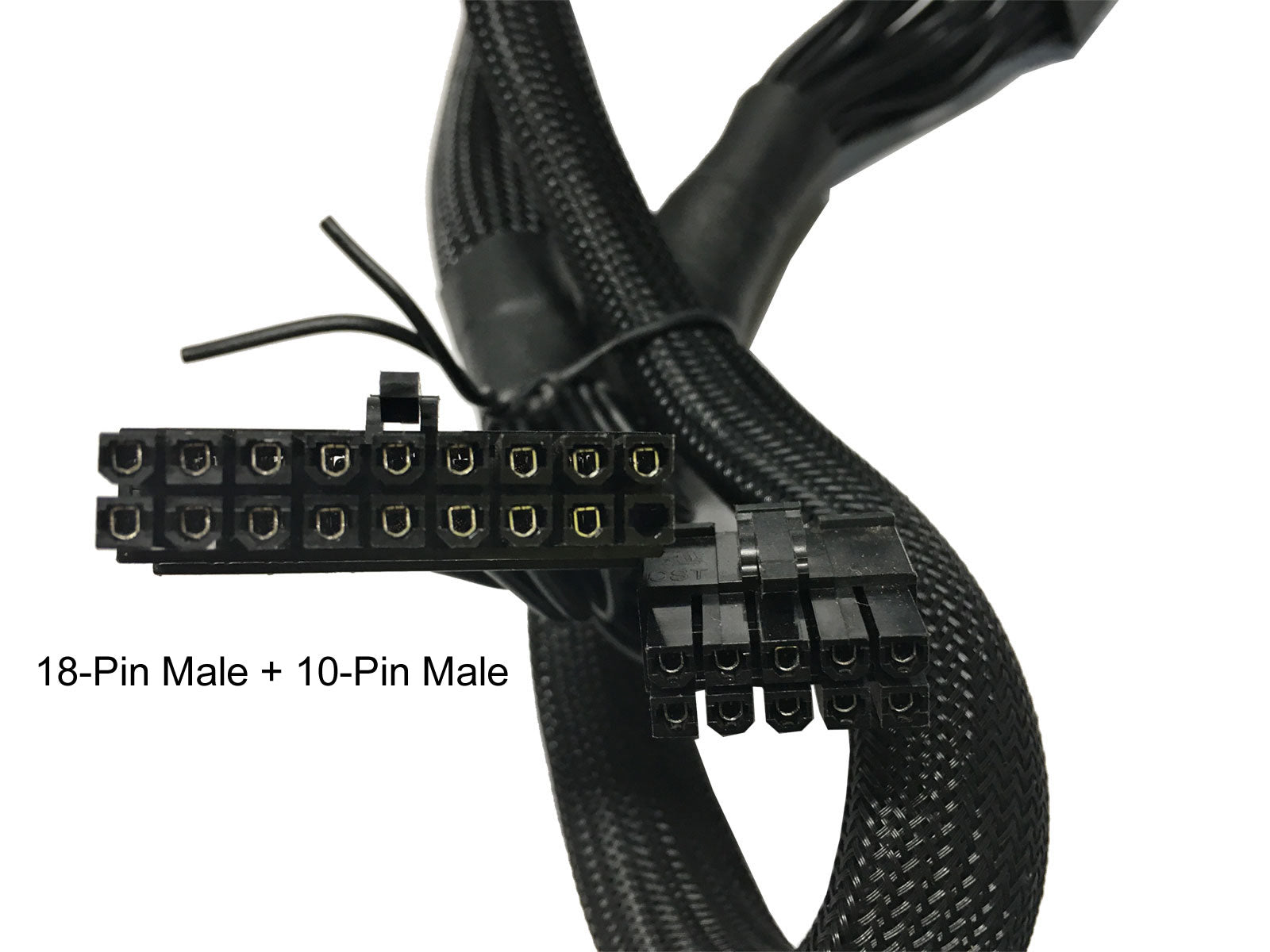 24" (24-Inch) ATX 24-Pin to 18-Pin + 10-Pin Extension Modular Power Supply Cable for Coolermaster