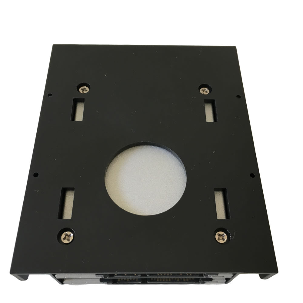 2.5" to 3.5" Dual Bay Adapter Converter Bracket for SATA and SSD Drives with Screws