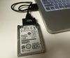 USB 2.0 to 2.5" 7+15P 22Pin SATA 2.0 II HDD/SSD Adapter Converter Cable Win/Mac