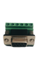 RS422 RS485 Serial DB9 to Terminal Block Adapter