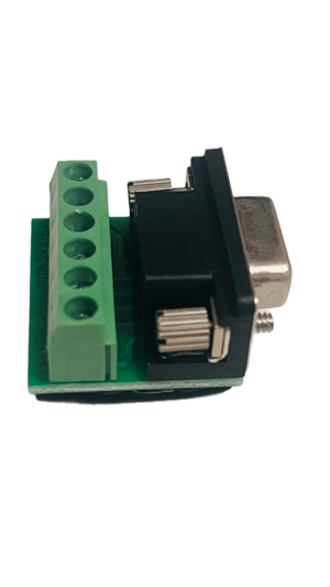 RS422 RS485 Serial DB9 to Terminal Block Adapter