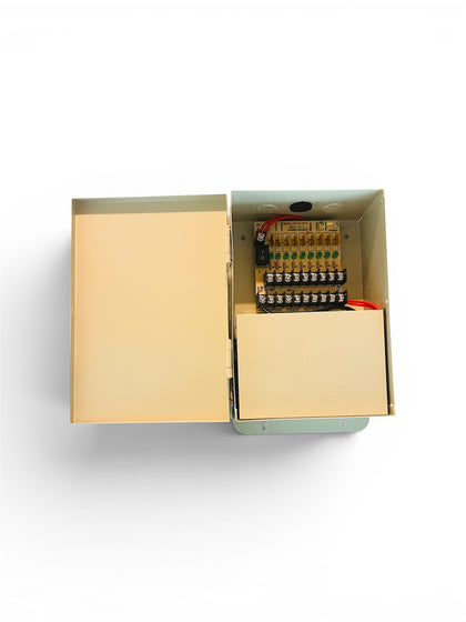 LTS DV-AT1209A-D9P 9-Ports 9 Amp PTC DC 12V Power Supply Box for CCTV