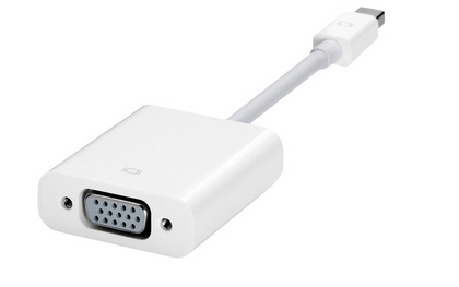 Mini DisplayPort/Thunderbolt to VGA Adapter for MacBook, MacBook Pro, and MacBook Air