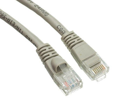 10Ft (10 Feet) CAT6 RJ45 24AWG Gigabit 550MHz Snagless UTP Network Patch Cable GRAY