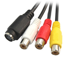 SVGA-RCA3 VGA SVGA TO S-Video 3 RCA Composite AV TV Out Converter Adapter