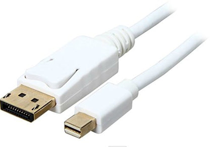 Mini Displayport (Thunderbolt Compatible) to Displayport 32AWG with Audio Output (3Ft, 6Ft, 10Ft, 15Ft)