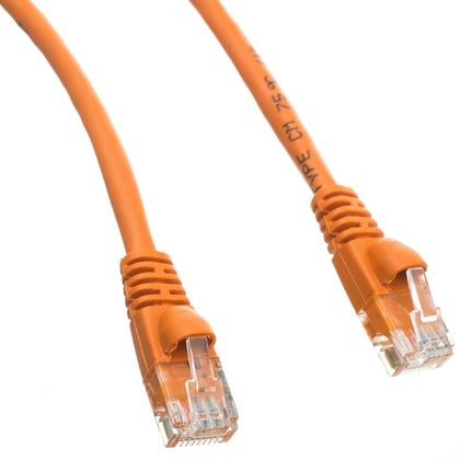 75Ft (75 Feet) CAT6 Crossover Ethernet Network Cable 550Mhz ORANGE 24AWG Network Cable