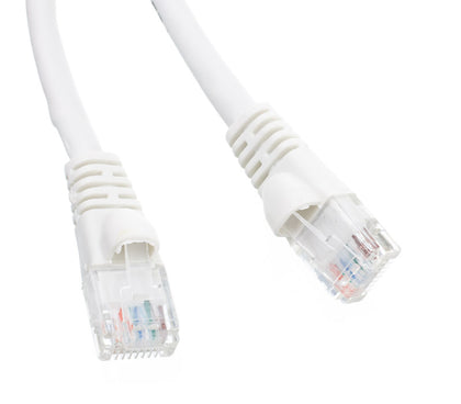 100Ft (100 Feet) CAT6 RJ45 24AWG Gigabit 550MHz Snagless UTP Network Patch Cable WHITE