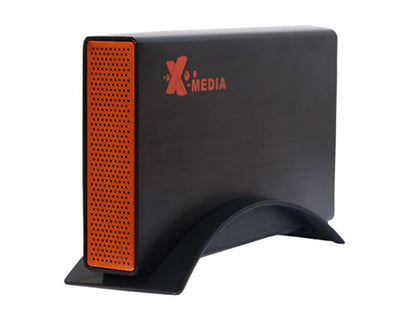 X-Media EN3651-BK 3.5" USB 2.0/eSATA to SATA Aluminum Hard Drive Enclosure Supports up to 3TB Drives