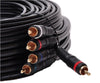 AYA 25Ft 5-RCA Component Video/Audio Coaxial Cable RG-59/U for HDTV DVD VCR