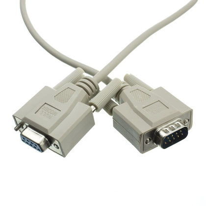 DB9 (9-Pin) Male to DB9 Female Serial Null Modem Cable 28AWG UL RoHS (6Ft, 10Ft, 25Ft)