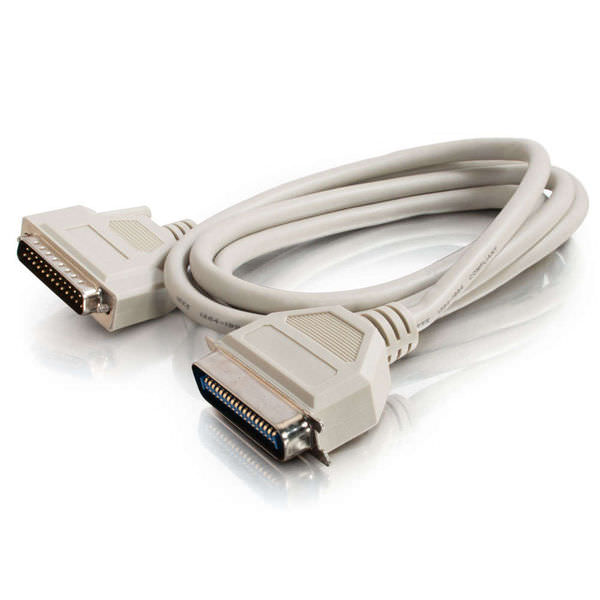 DB25 (25-Pin) Male to Centronics 36-Pin Male Parallel Printer Cable 28AWG