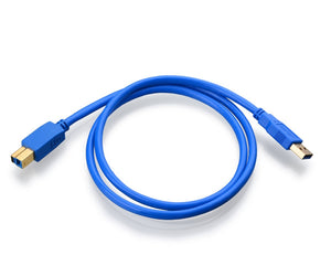 USB3-6MMBLU-G 6Ft. (6 Feet) SuperSpeed USB 3.0 A Male to B Male Cable