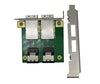 2-Port SFF-8087 to SFF-8088 PCI Mounting Adapter with Low and Full Profile Bracket