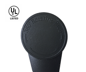 6Ft. (6 Feet) 18AWG Flat 360 Degree Rotating Plug Power Cord NEMA 5-15P to IEC320 C13