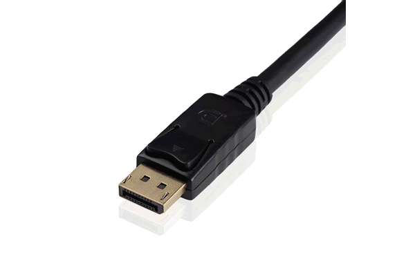8.5" DisplayPort DP (20-Pin) Male to VGA (15-Pin) Female Cable Cord Adapter Converter with Latch Black