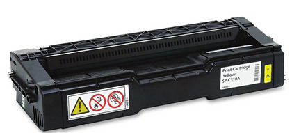 Ricoh 406347 Ricoh SP-C310A Yellow Toner Cartridge 2500 Page C310A SP C231SF SP C232SF SP C231N