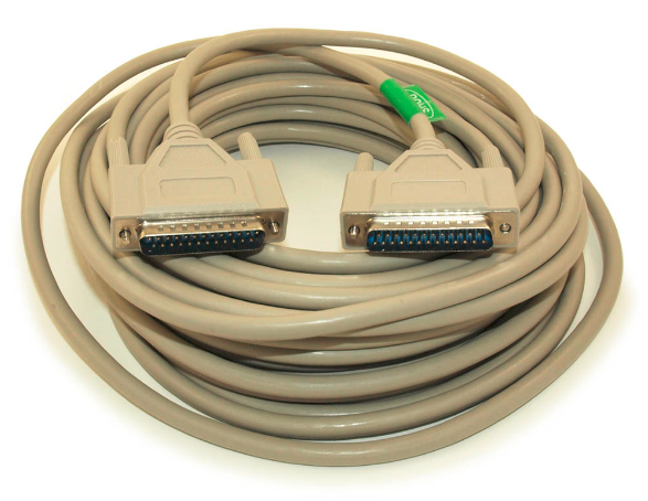 50Ft. IEEE-1284 DB25 RS232 Male to Male Serial Parallel Cable (50 Feet)