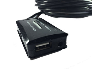 32Ft (32 Feet) USB 2.0 Active Repeater Extension Cable with 4-Port USB 2.0 Hub