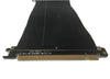 PCI-Express 16X 3.0 Flexible Black Extender High Speed Riser Cable Ribbon (7", 10")