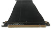 10-Inch (10") PCI-Express 16X 3.0 Flexible Black Extender High Speed Riser Ribbon Cable