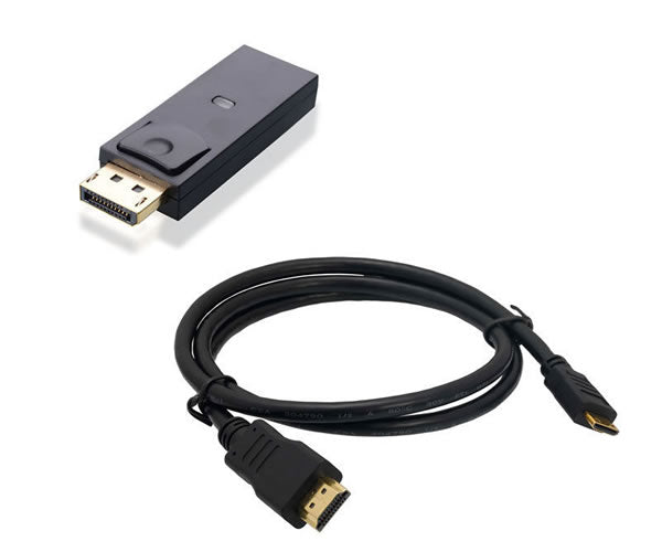 15Ft (15 Feet) HDMI 28AWG with Ethernet and Displayport to HDMI Combo