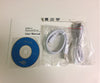 White USB 2.0 External Slimline DVD CD-ROM Enclosure for SATA Optical Drives