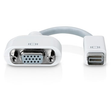 Mini-DVI Male to VGA Adapter for iMac, MacBook, PowerBook G