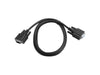 6Ft (6 Feet) DB9 (9-Pin) RS-232 Male to Female Straight Through Extension Cable Black 28AWG