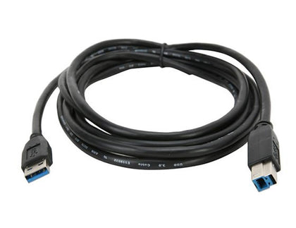 15Ft. USB 3.0 (A) Male to USB (B) Male Cable Black