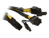 CB-6M-68F2 8" 6-Pin PCI-E to Dual PCI-E 6+2Pin Y Cable