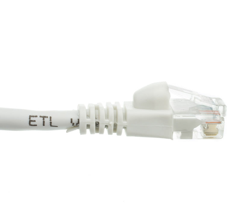 10Ft (10 Feet) CAT6 RJ45 24AWG Gigabit 550MHz Snagless UTP Network Patch Cable WHITE