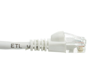 1Ft (1 Feet) CAT6 RJ45 24AWG Gigabit 550MHz Snagless UTP Network Patch Cable WHITE