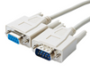 MEC-10MF 10Ft. DB-9M (Male) to DB-9F (Female) Serial Extension Cable