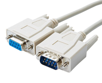 MEC-25MF 25Ft. DB-9M (Male) to DB-9F (Female)  Serial Extension Cable