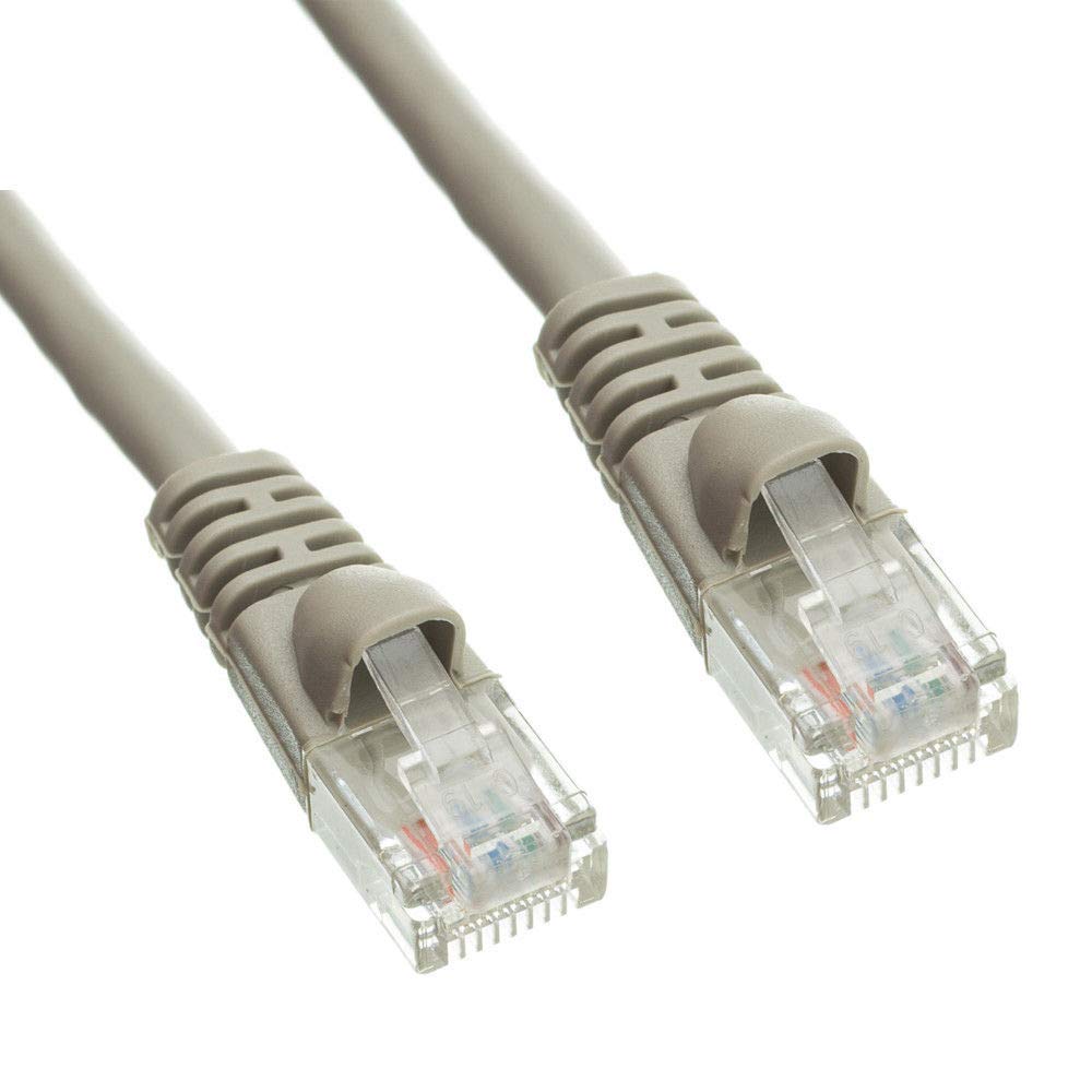 14Ft (14 Feet) CAT6 Crossover Ethernet Network Cable 550Mhz GRAY 24AWG Network Cable