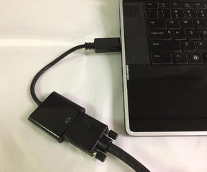 8.5" DisplayPort DP to VGA Adapter and 3Ft. SVGA Cable Combo