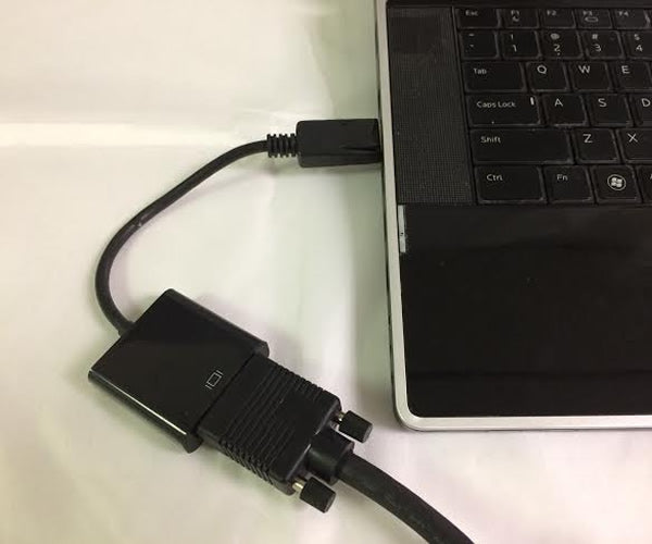 8.5" DisplayPort DP to VGA Adapter and 6Ft. SVGA Cable Combo