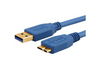 USB 3.0 Cable A (M) to Micro B (M) Cable with Gold Connectors Certified SuperSpeed USB for Win/Mac (3Ft, 6Ft, 10Ft, 15Ft)