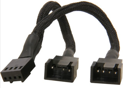 10" PWM Y CABLE Silent Cable Adapter CA-PWM
