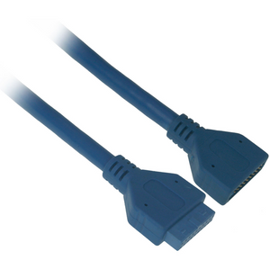 20" (20-Inch) USB 3.0 20-Pin Motherboard Header Male to Female