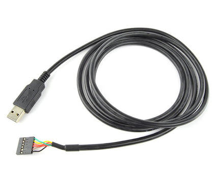 AYA 6Ft (6 Feet) USB to TTL 3.3V 6-Pin Serial Cable FTDI Chipset for Win 7/8/10, Mac