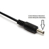 2Ft (2 Feet) USB 2.0 Male Plug to DC Power Jack Male 3.5mm x 1.35mm Cable AYA-USBDC-13
