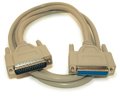6Ft. (6 Feet) DB25 Male to Female Serial Parallel Extension Cable