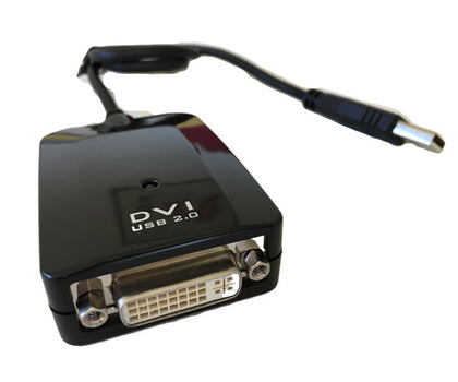 USB 2.0 Male to DVI Female Adapter Cable UXGA 1600 x 1200 DisplayLink Chipset