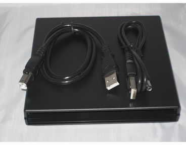 SAEX-BLK-01 USB 2.0 to SATA External Slimline Optical Drive Enclosure